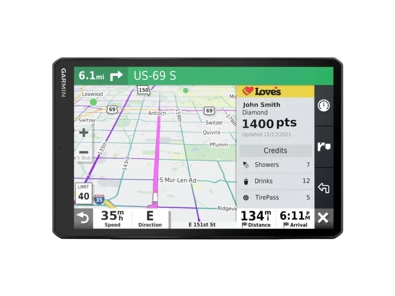 Garmin dezl LGV1010 MT-D - GPS navigator - automotiv widescreen