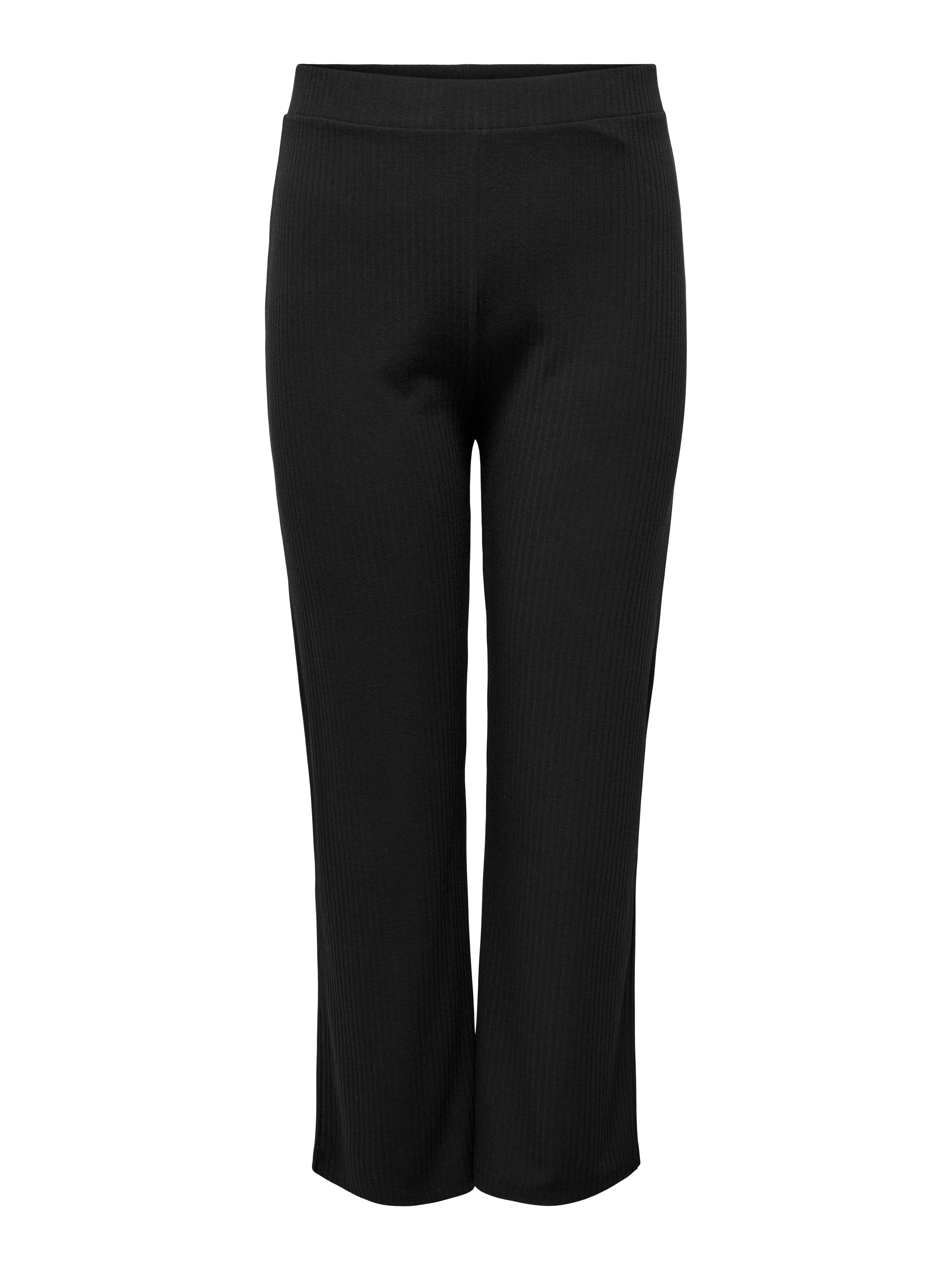 CAREMMA Normal geschnitten Hose mit weitem Beinschnitt Black