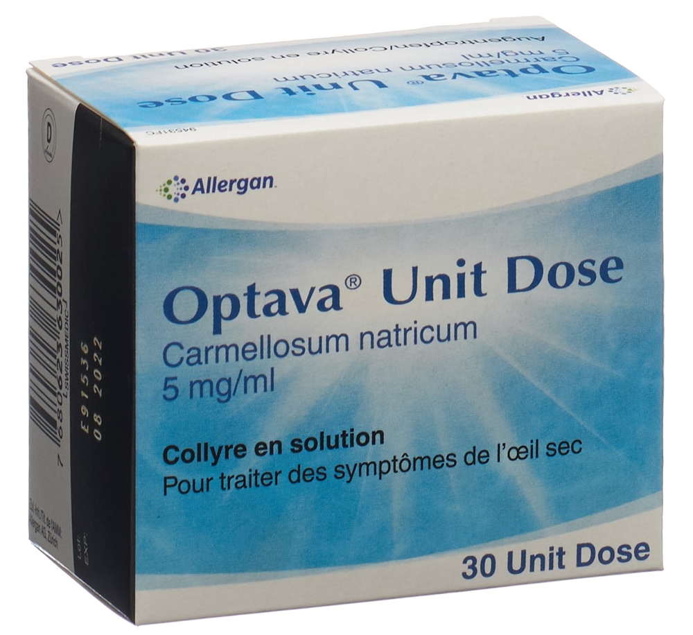 OPTAVA Unit Dose Gtt Opht 5 mg/ml Monodos 0.4 ml