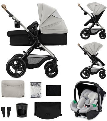 Kinderkraft MOOV 2 XL Air Kombivogn, Moonlight Grey