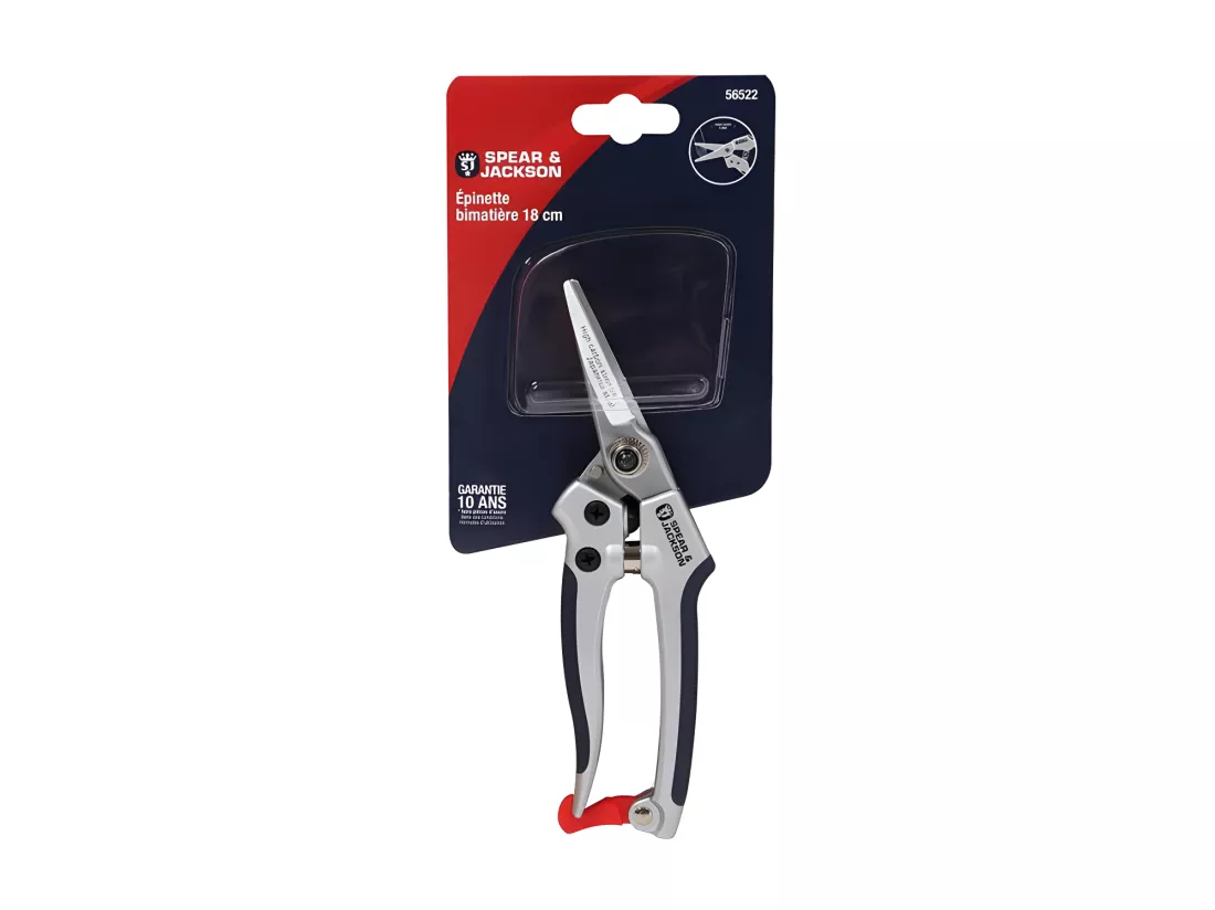 Epinette bimatière en acier et aluminium 18 cm