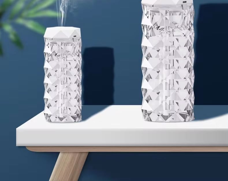 HOMTEC - USB-mistbevochtiger met kunstkristallen (verschillende ontwerpen)