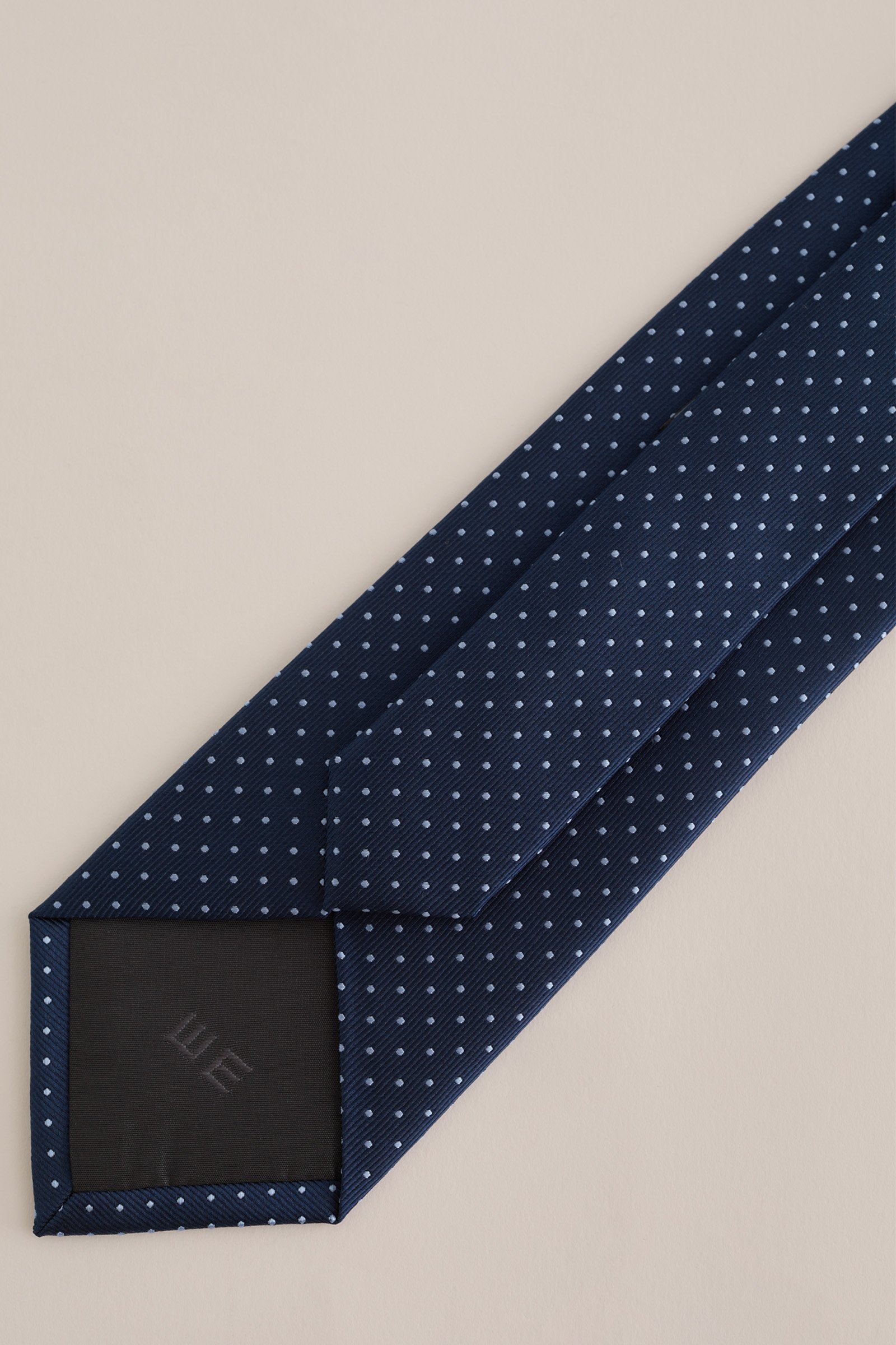 stropdas met dessin WE Fashion Donkerblauw