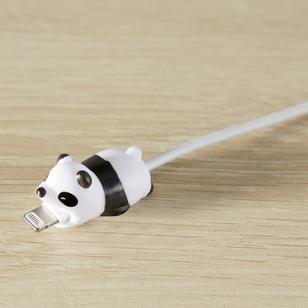 Protection de câble forme panda et poisson clown x2