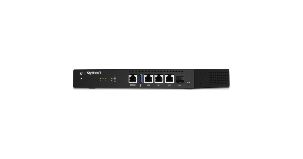 UbiquitiEdgeRouter 4  (Zwart)