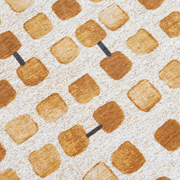 Abstract vloerkleed - Cobblestone Peach Party 9346