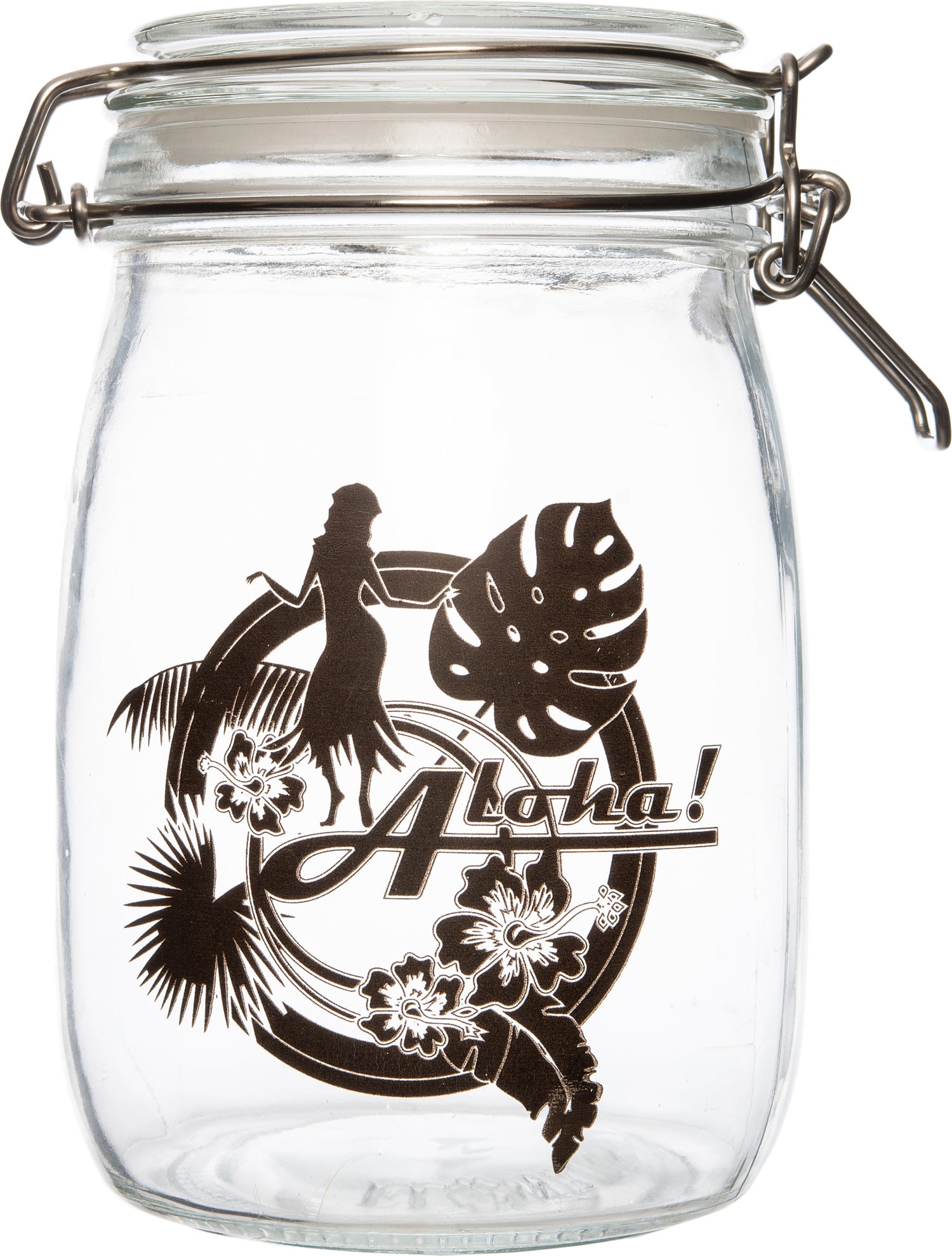 Intratuin voorraadpot Aloha transparant D 12 H 18 cm