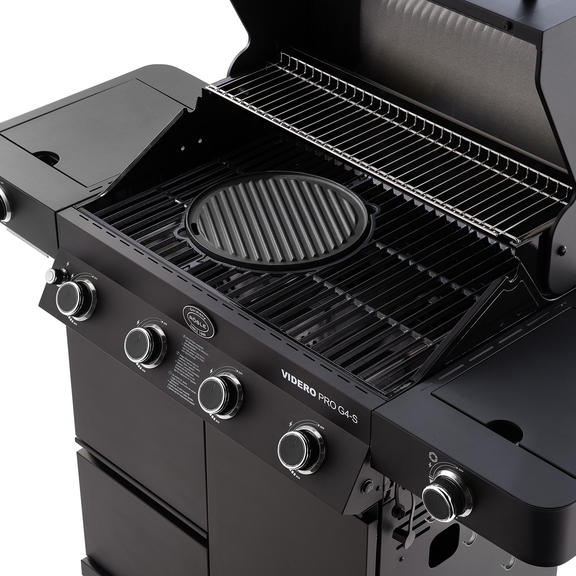 Gasgrill BBQ-Station VIDERO PRO G4-S VARIO+ 50mbar