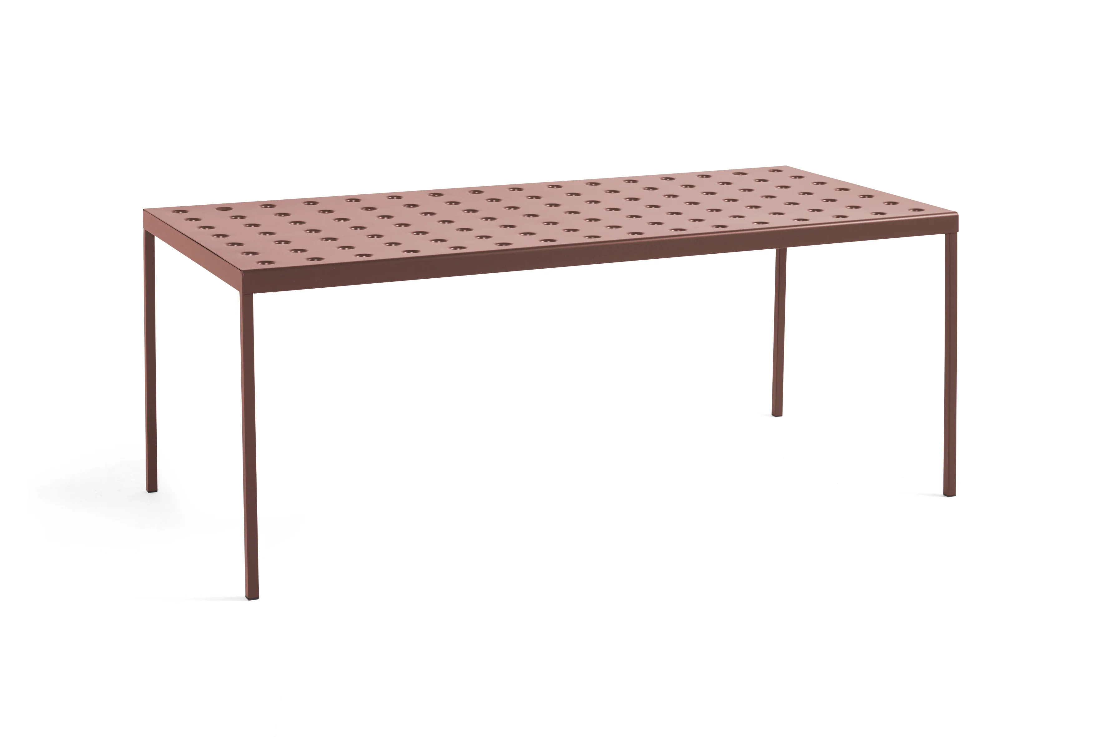 HAY  Balcony havebord, L190 cm. - Iron Red