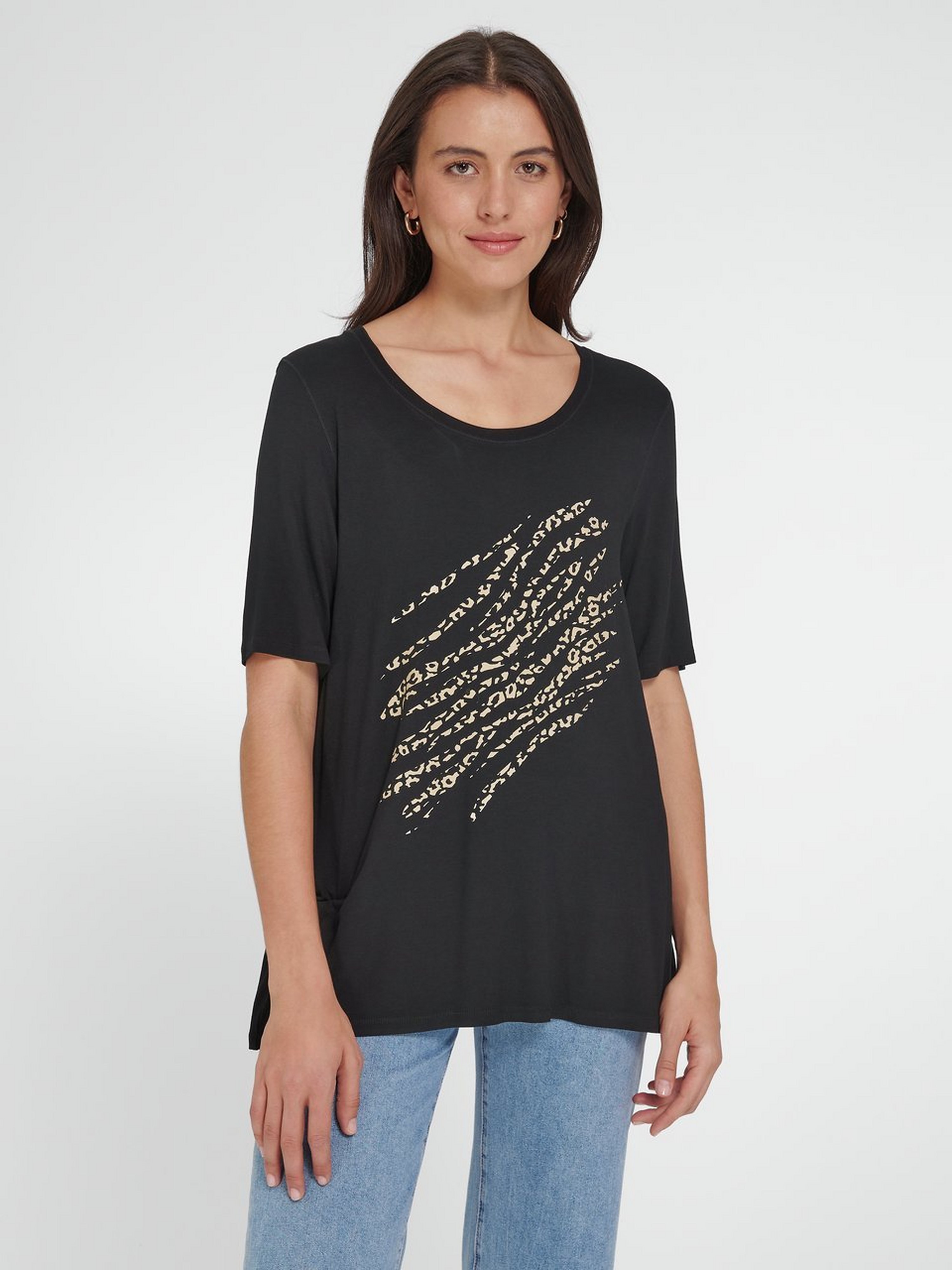 Rundhals-Shirt