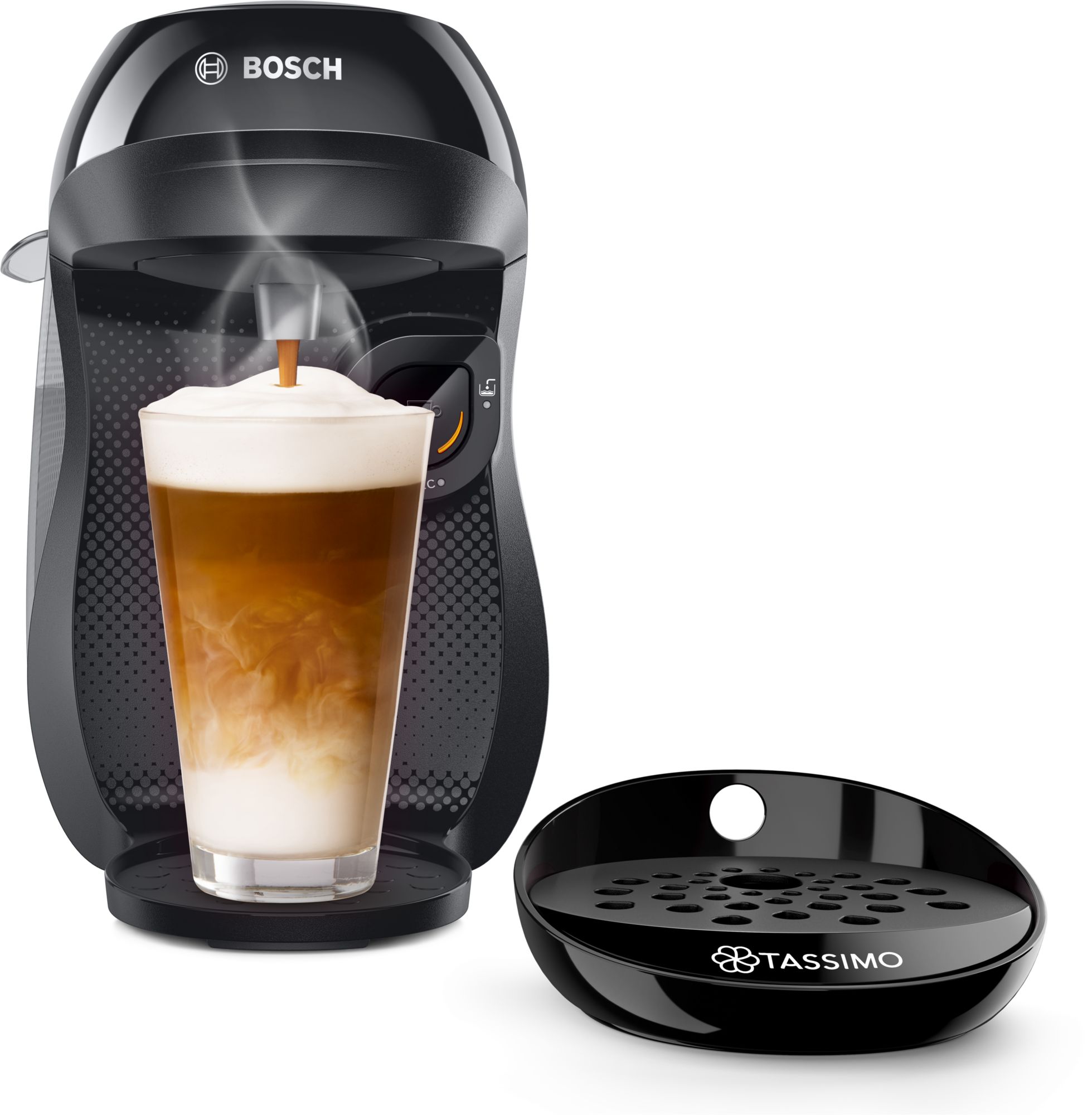 # PRODUTO RECONDICIONADO # TASSIMO HAPPY TAS1002N--B Máquina de Café Multibebidas