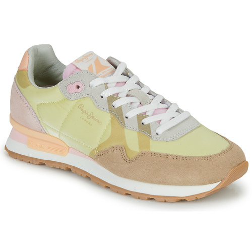 Pepe jeans - BRIT PRINT DANA W - Beige / Jaune