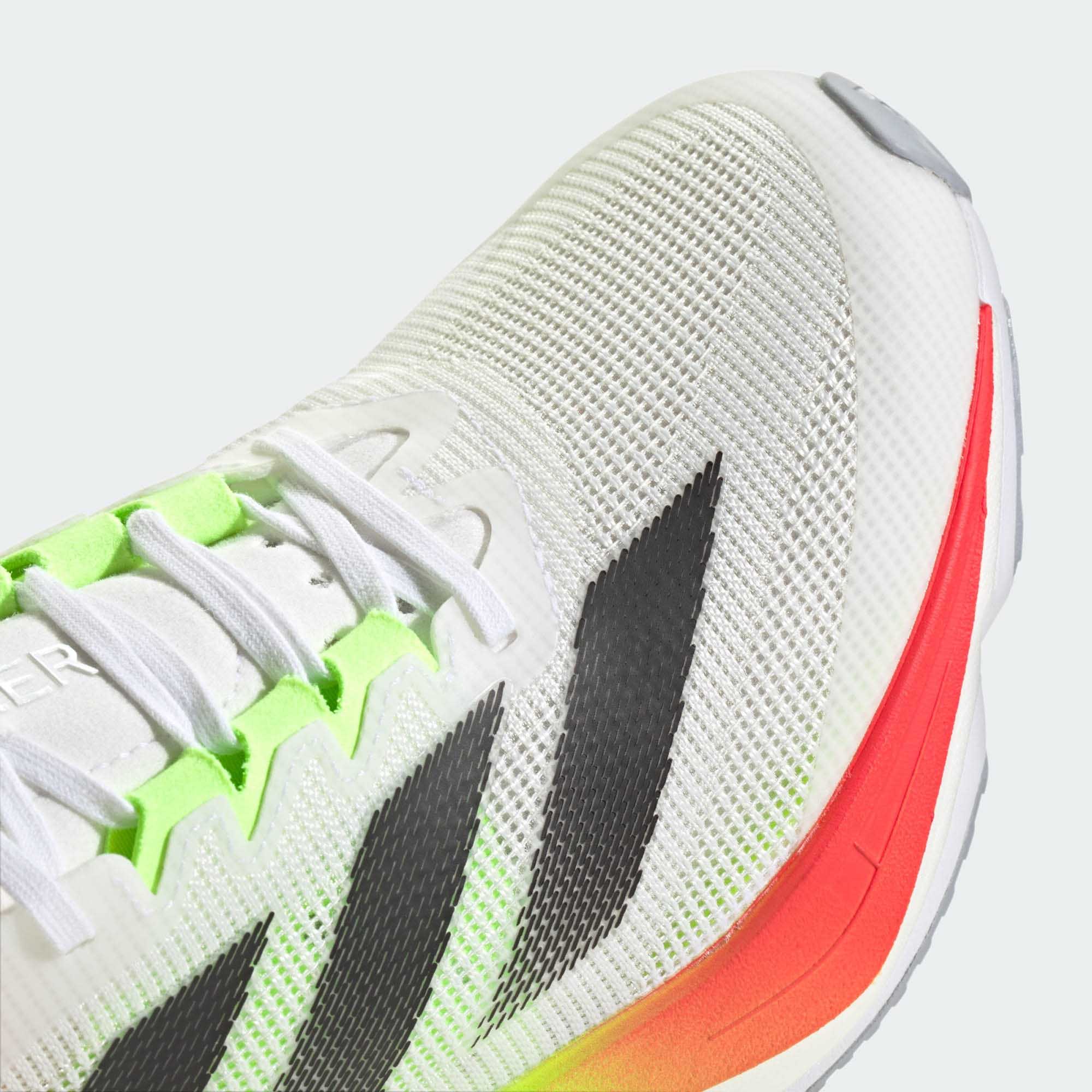 Adizero Boston 12 Dame Cloud White/Core Black/Lucid Red
