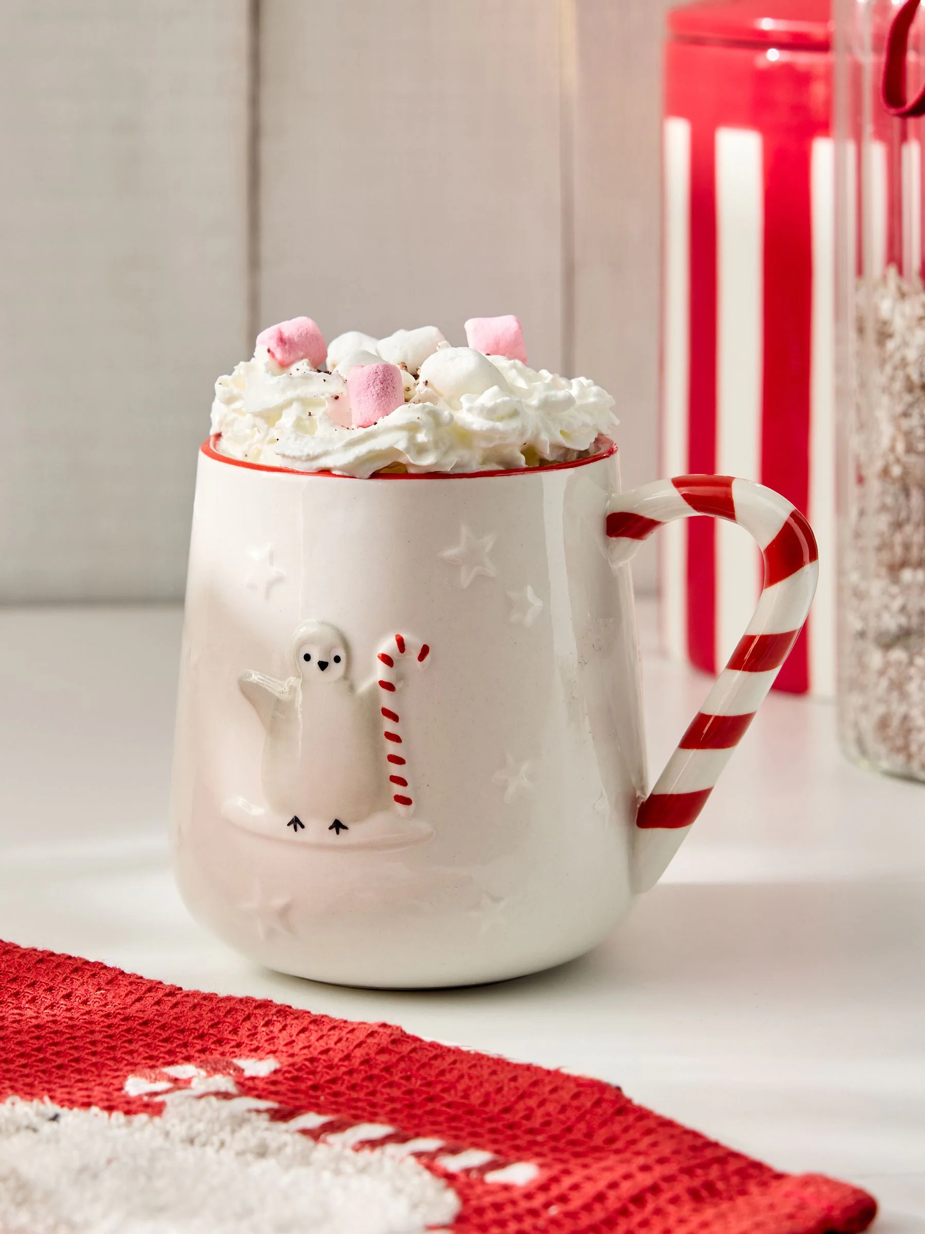 Kerstmis Penguin mok
