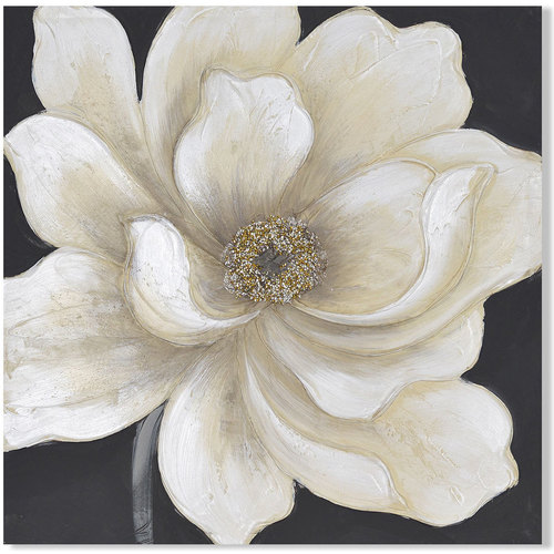 Signes Grimalt - Cuadro Flor Blanca Blanco