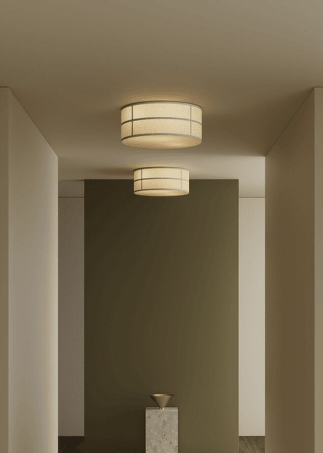 Audo Copenhagen Hashira Ceiling Lamp, Raw, CE