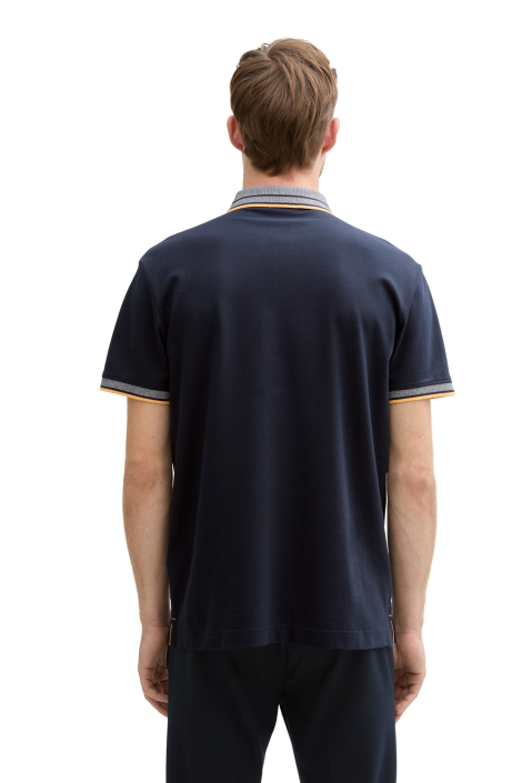 Tom Tailor blauwe heren polo