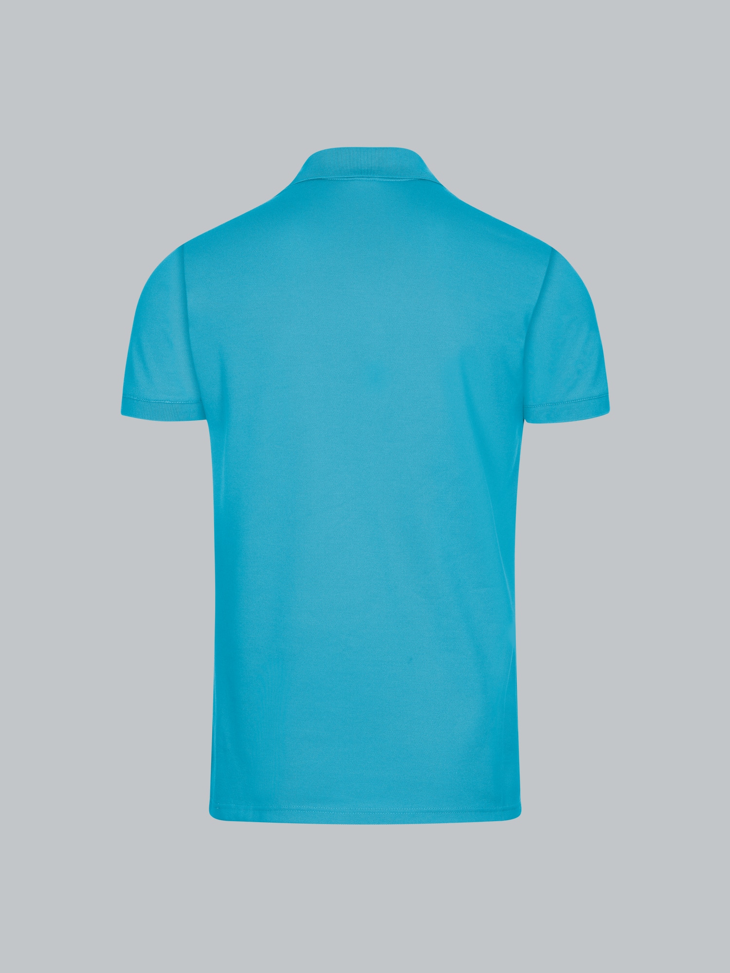 Poloshirt aus elast. Piqué Azur