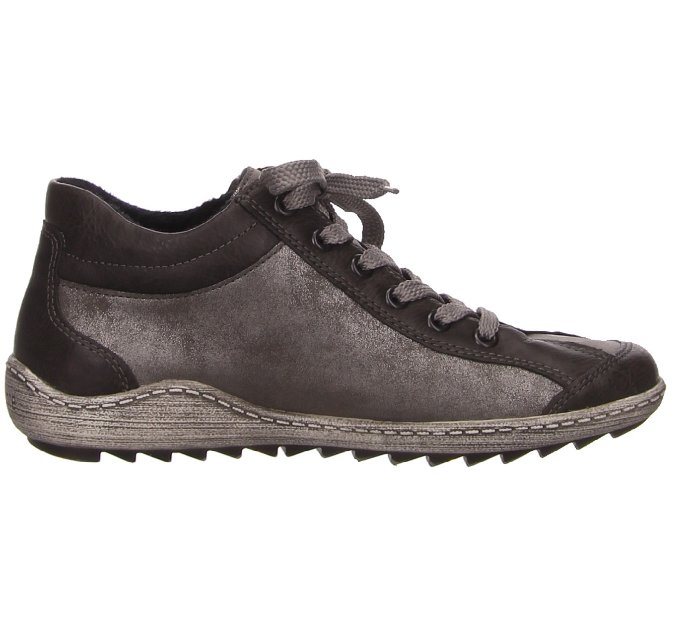 Remonte Schnürschuh grau grau