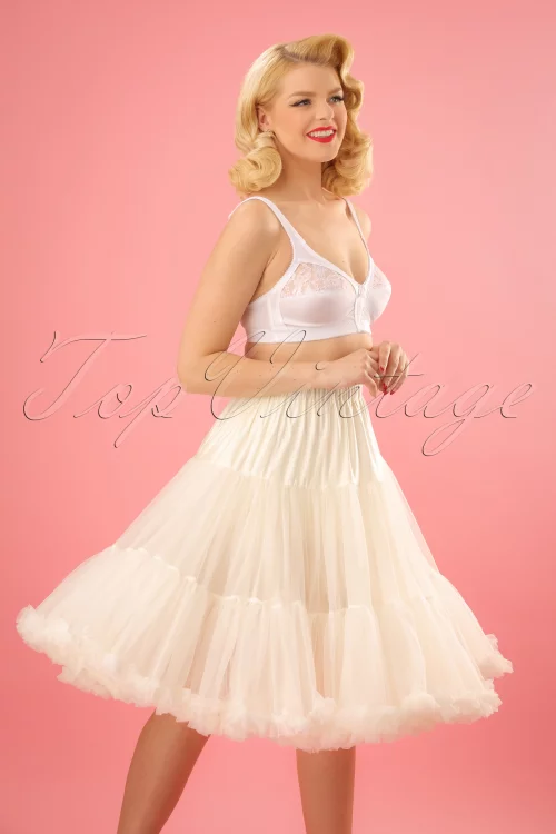 Banned Retro Lola Lifeforms petticoat in ivoor