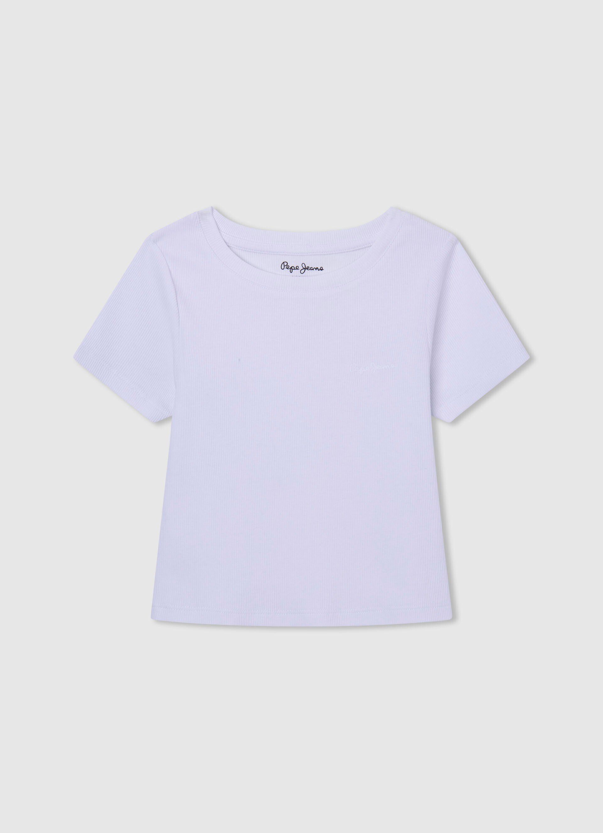 CAMISETA CANALÉ LOGO BORDADO - white