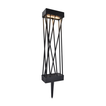 LUTEC staanpaal sokkel Spido Solar zwart 10,5W