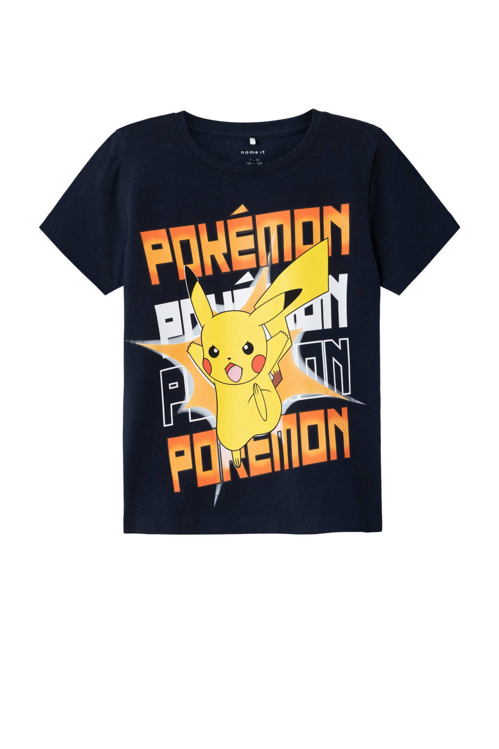 NAME IT Pokemon T-shirt NKMMACI met printopdruk donkerblauw