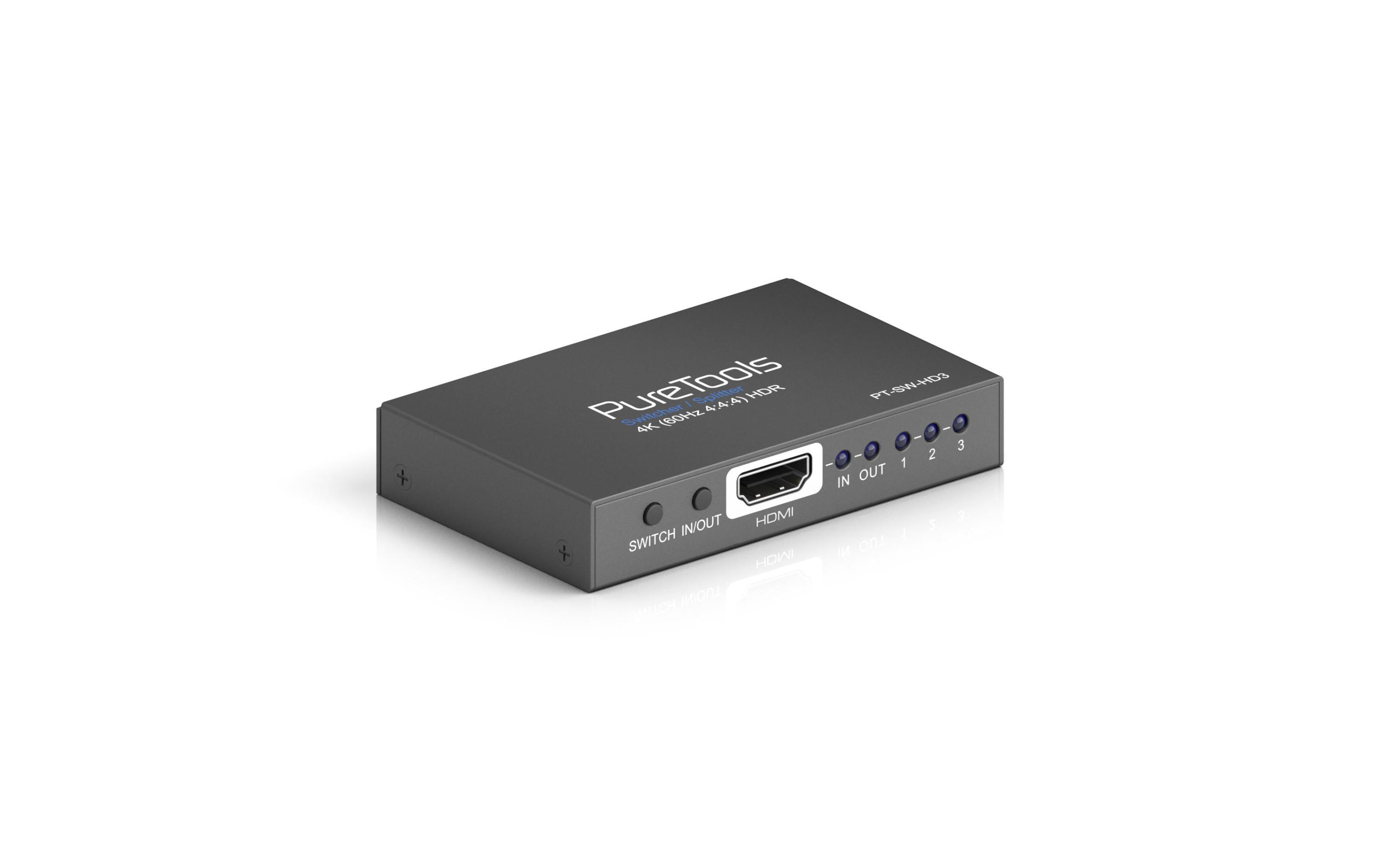 Switcher PT-SW-HD3 HDMI3x1 4K 18Gbps HDMI Switcher