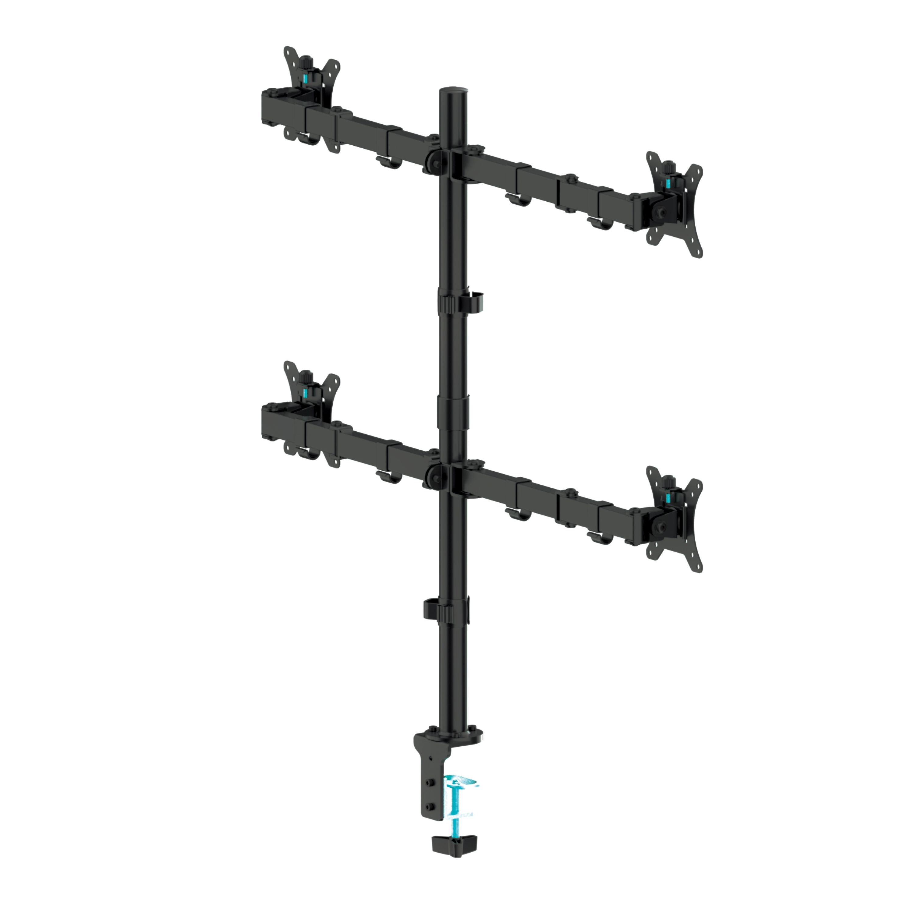 Monitorhalterung 4 Monitore 13 - 32''