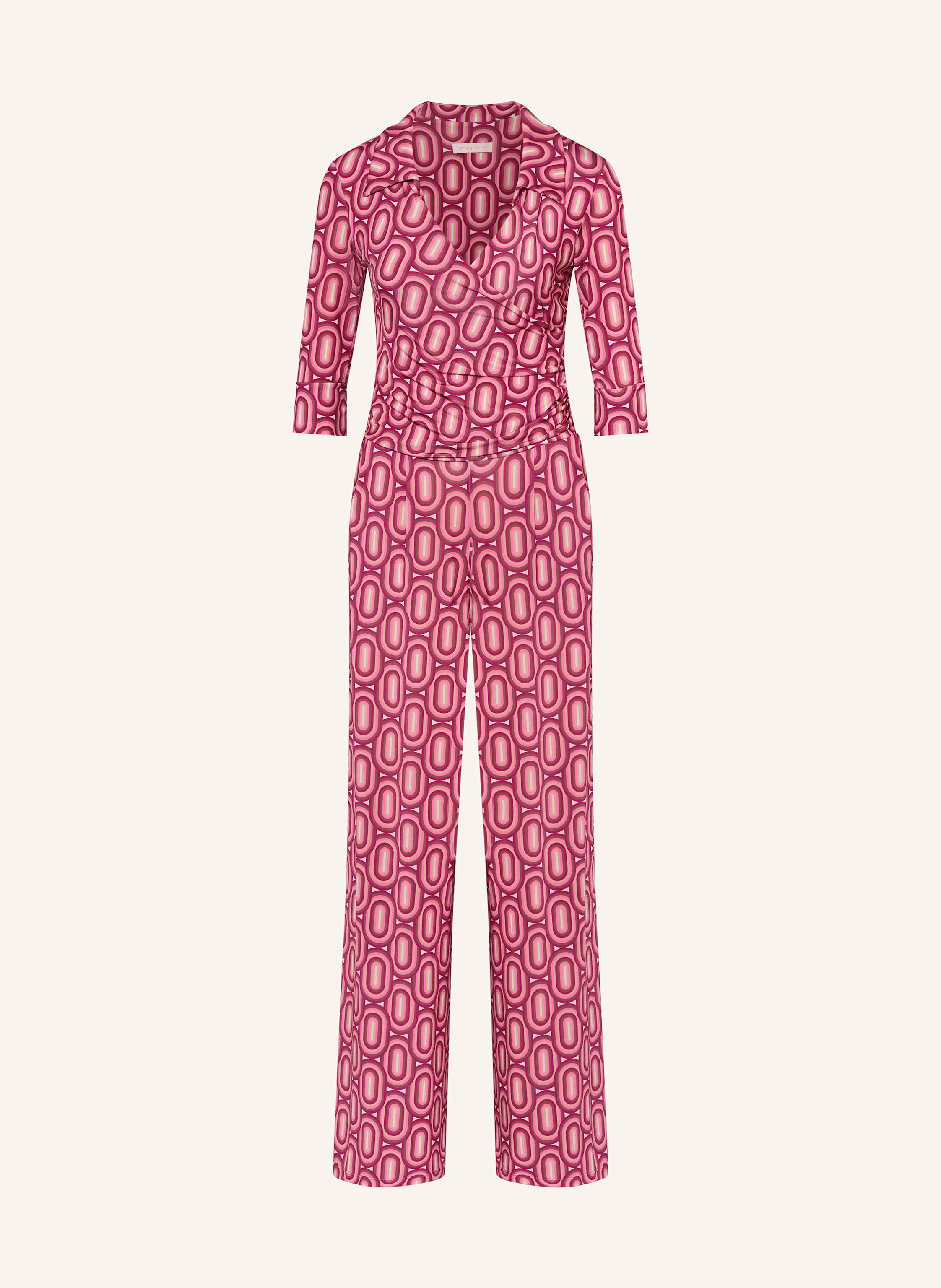 marivie Jumpsuit mit 3/4-Arm