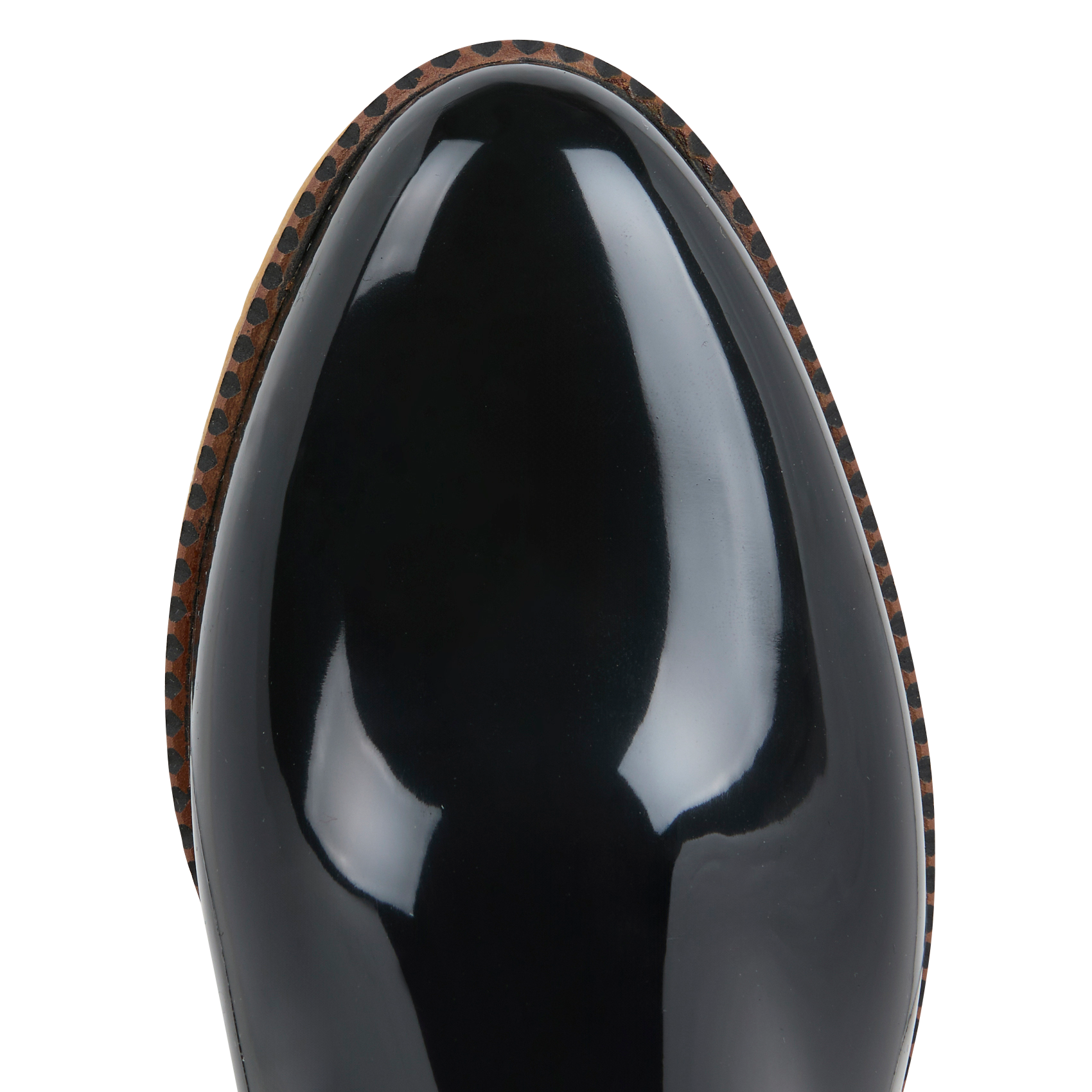 KENNA - Bottines Chelsea imprimées à talons| Noir