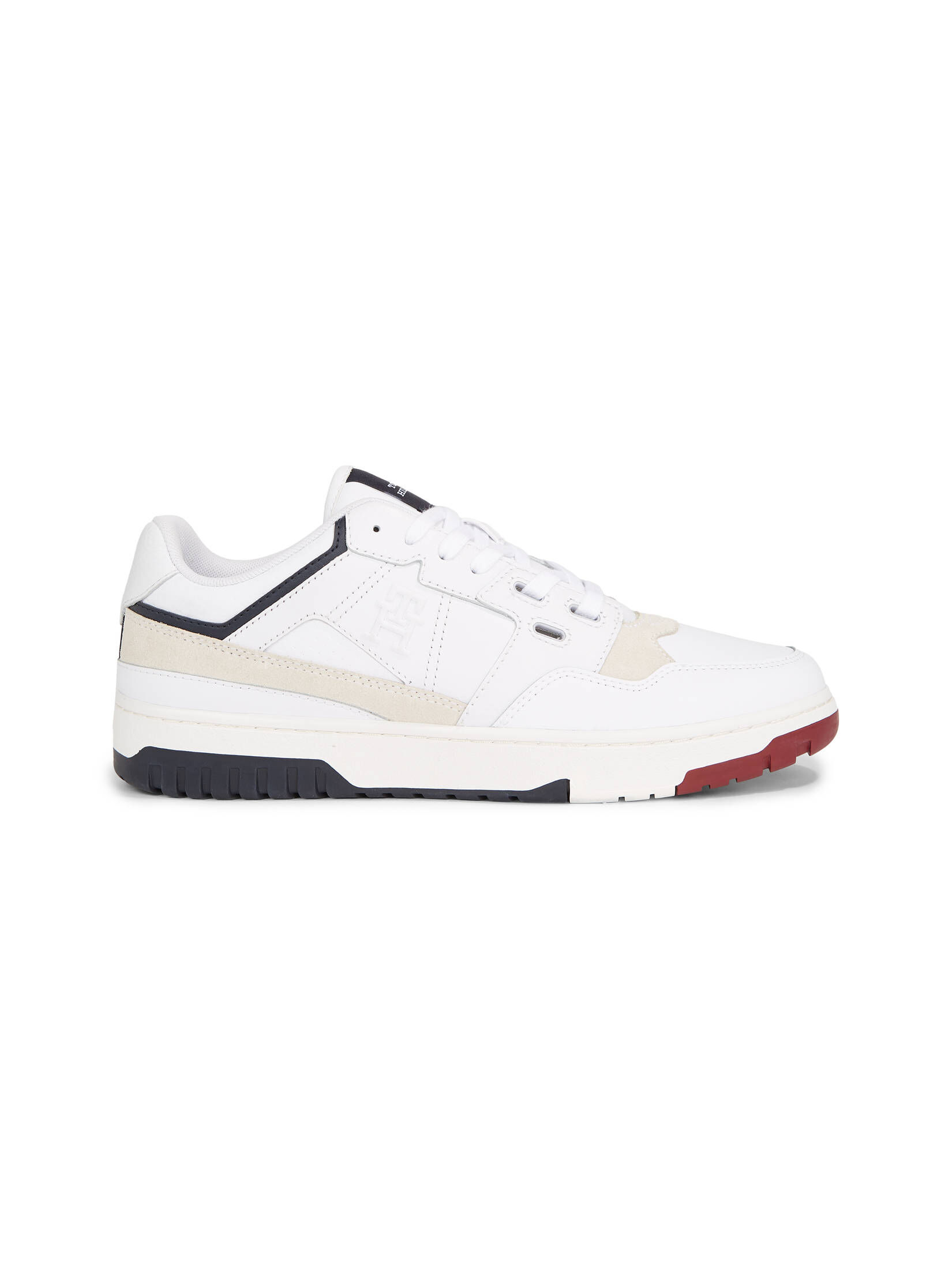 Tommy Hilfiger| Herren Sneaker TH BASKET STREET mit Leder