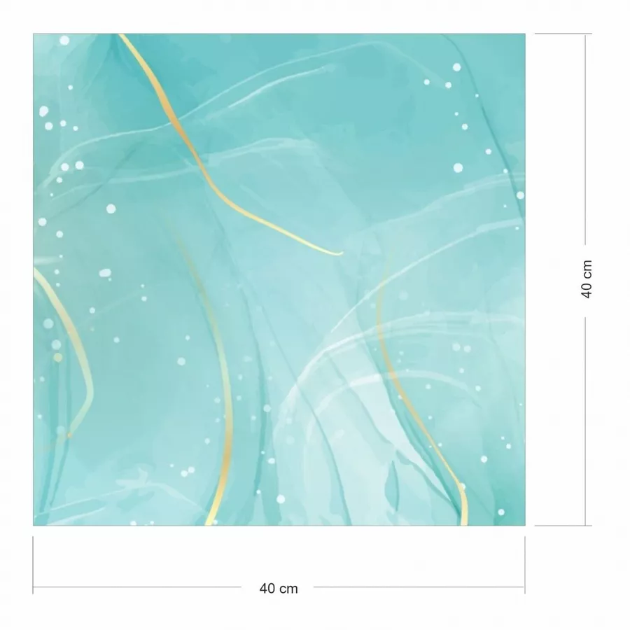 Nikima Klebefolie KF-30 selbstklebende Folie - Aqua türkis bunt