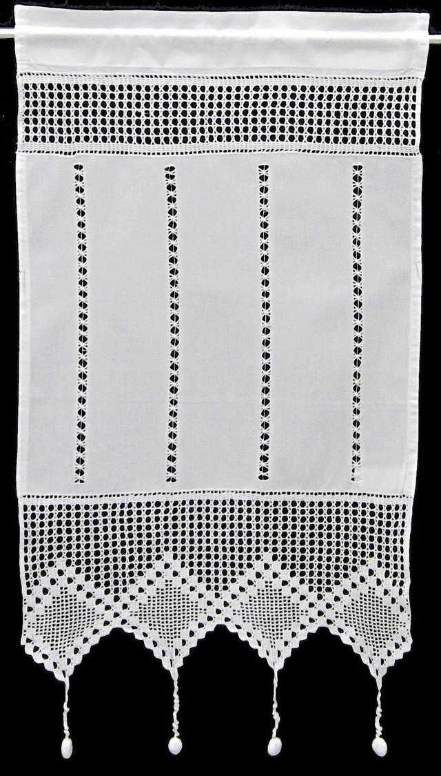 HOSSNER - ART OF HOME DECO Scheibengardine »Attersee« Stangendurchzug 1 Stk. tlg.