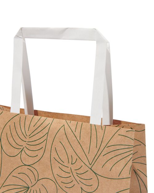 6 sacs cadeaux en papier 21x18x8 kraft