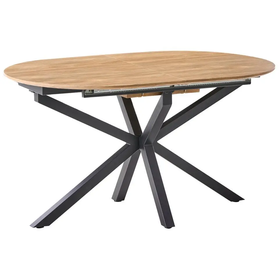 MACQUARIE - Eettafel uitschuifbaar - Bruin - 140/180 x 90 cm - MDF