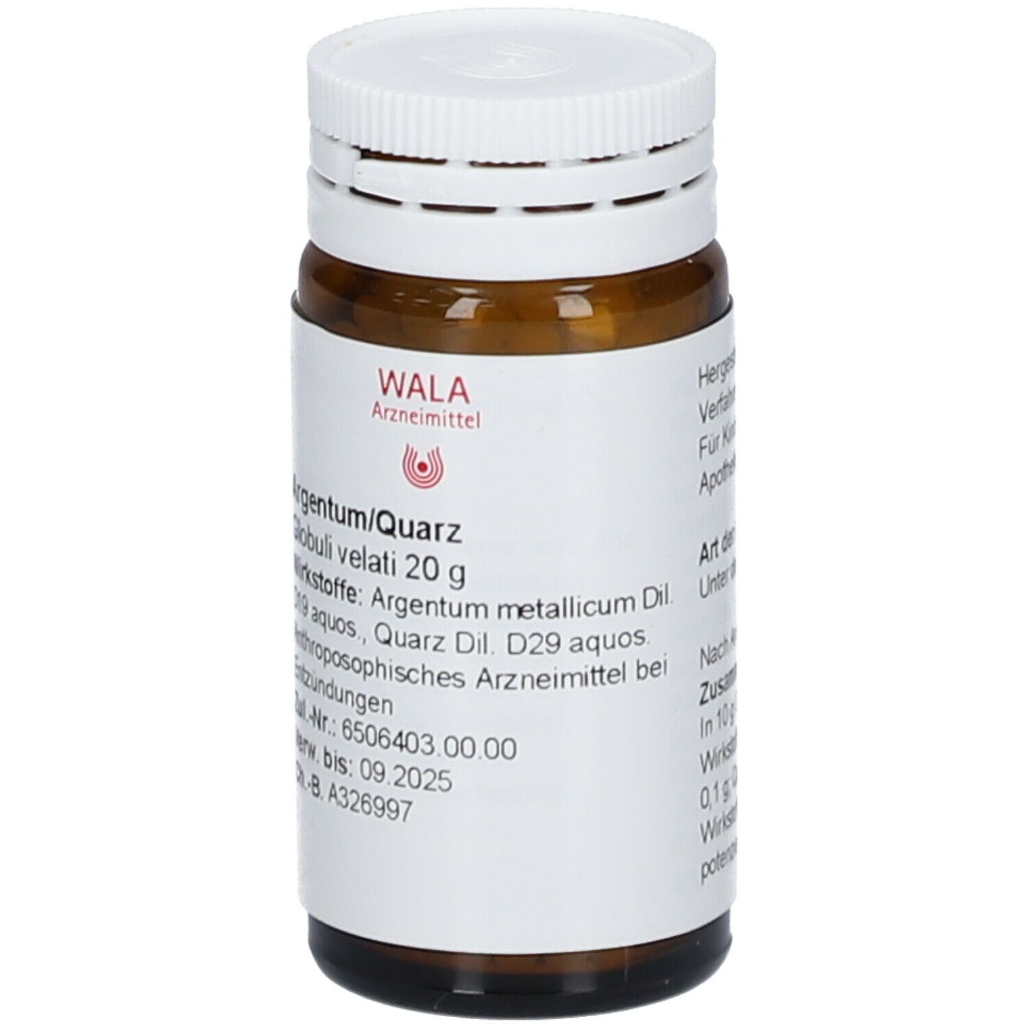 WALA® ARGENTUM/QUARZ Globuli