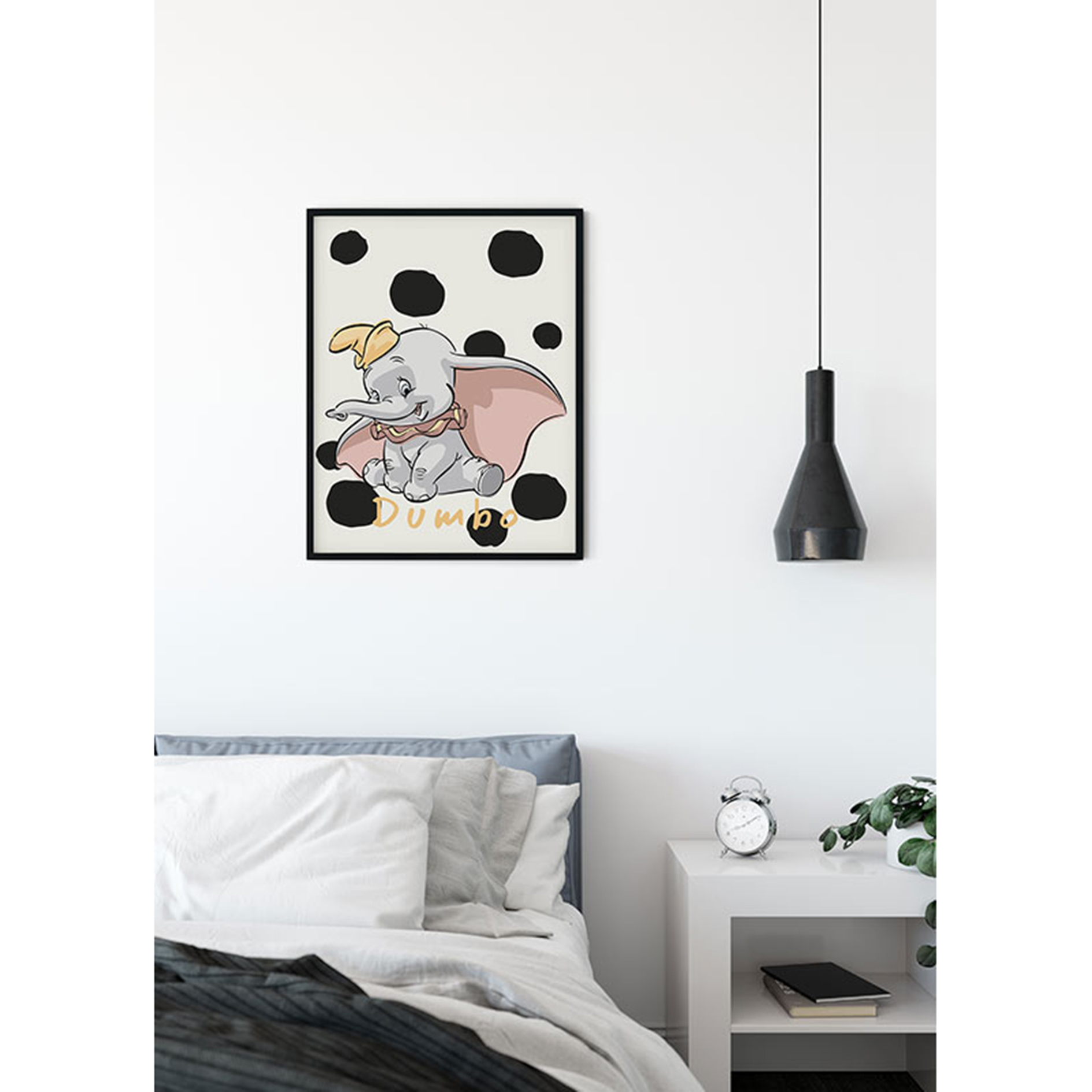Wandbild DUMBO DOTS - bunt - 50x70 cm