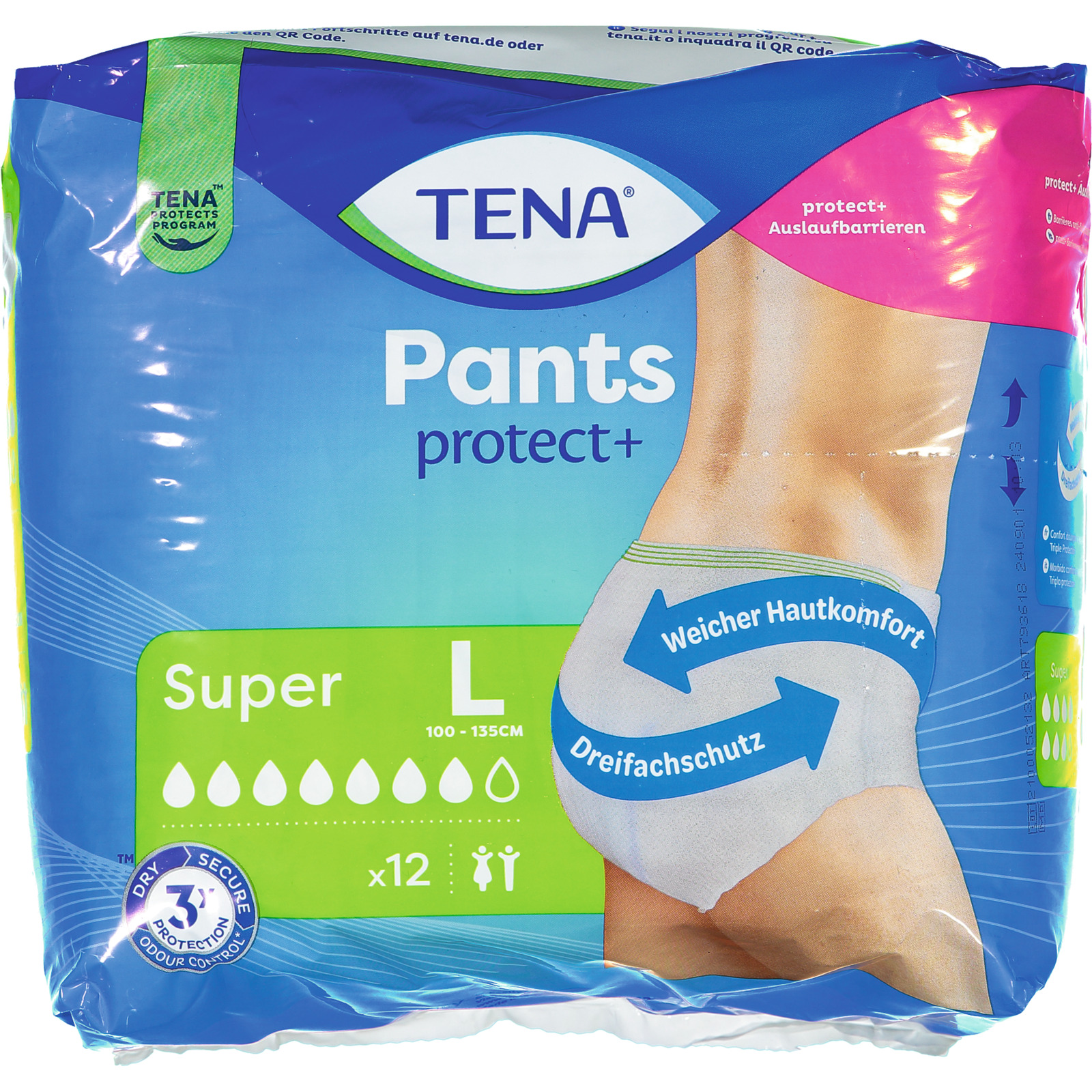 Tena Pants Super Grösse L, 4 x 12 Stück