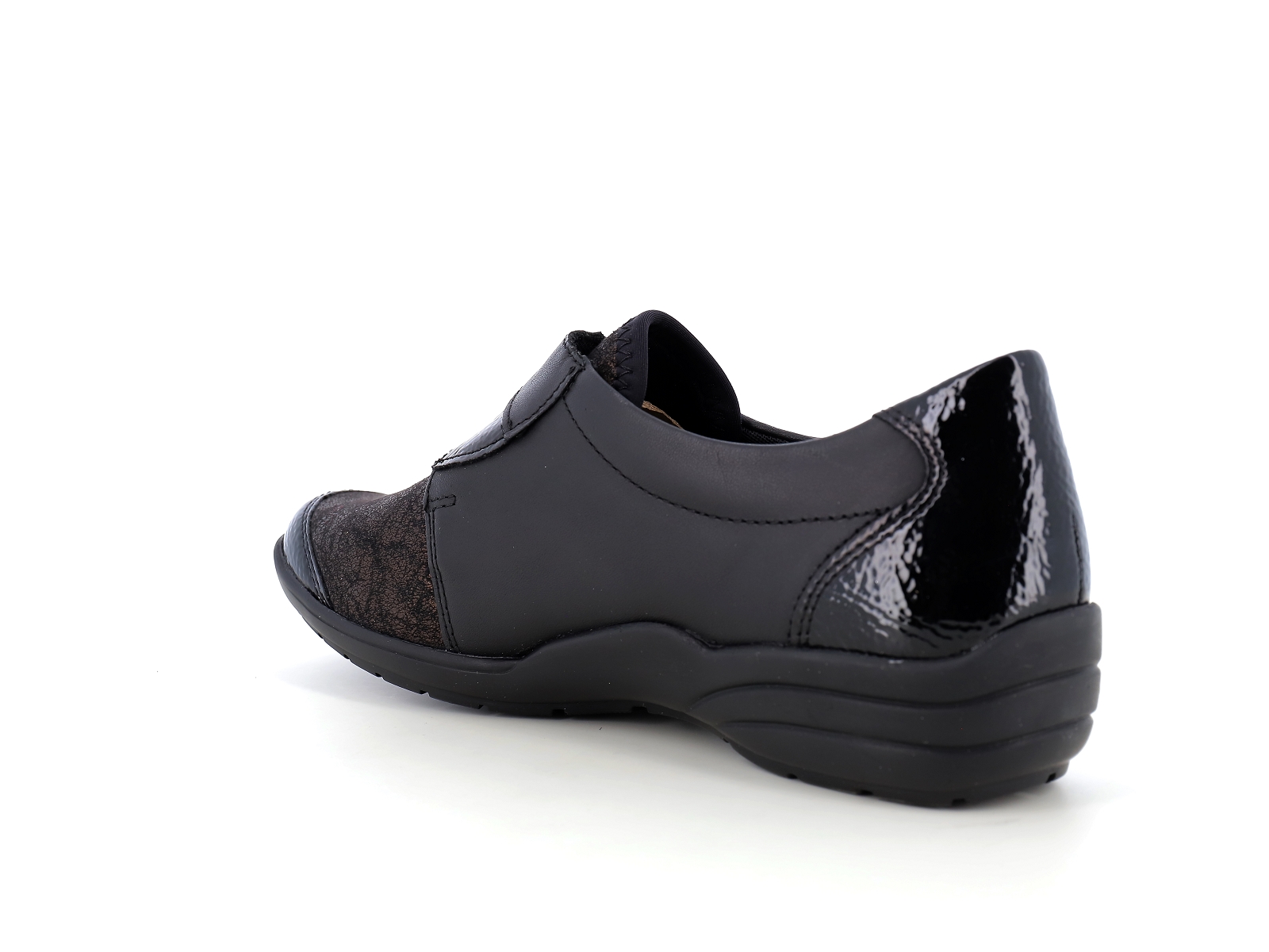 Remonte-R7600 Cuir Noir Bronze