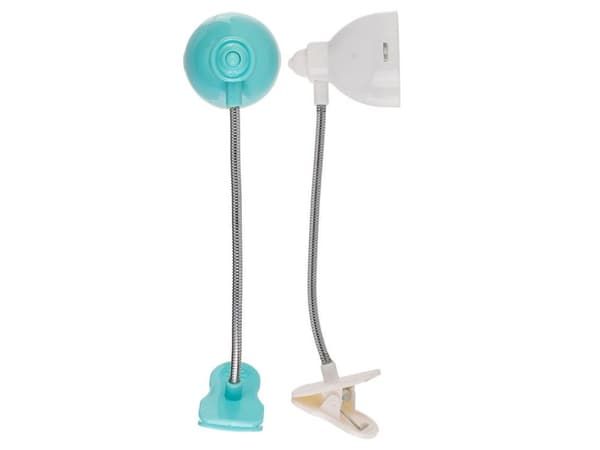 Boklampe - Leselampe / LED-lampe med Klemme - Lampe til Bok