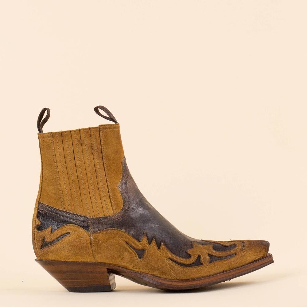 Sendra cowboyboots 15570 Serraje Camello