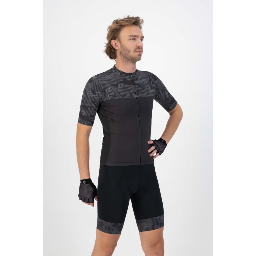 Rogelli Camo Cykeltrøje Sort/grå