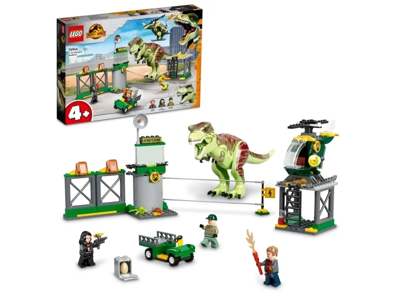 LEGO Jurassic World 76944 T. rex på dinosaurflugt