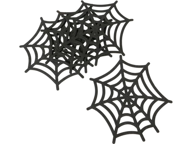Boltze Tischset Webba 4-teilig Halloween Untersetzer aus Polyester