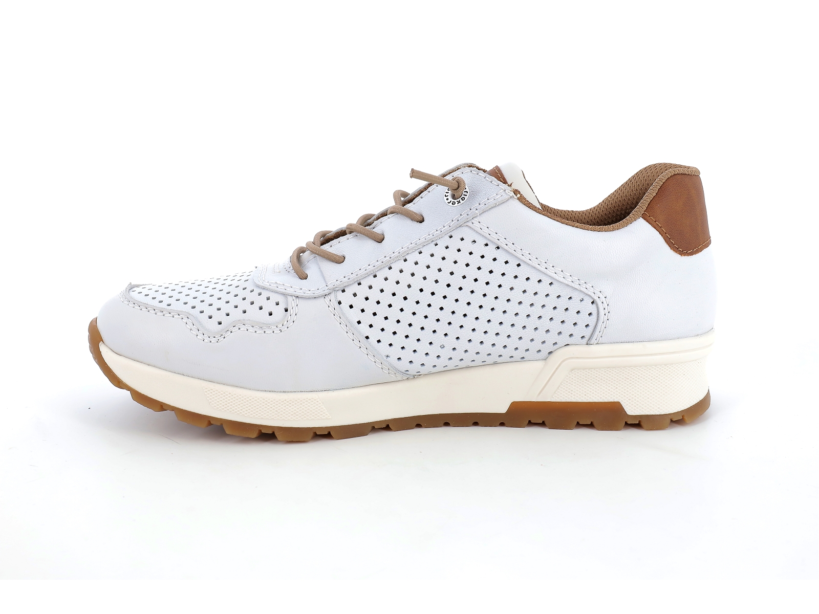 Rieker-15108 Synthétique Creme