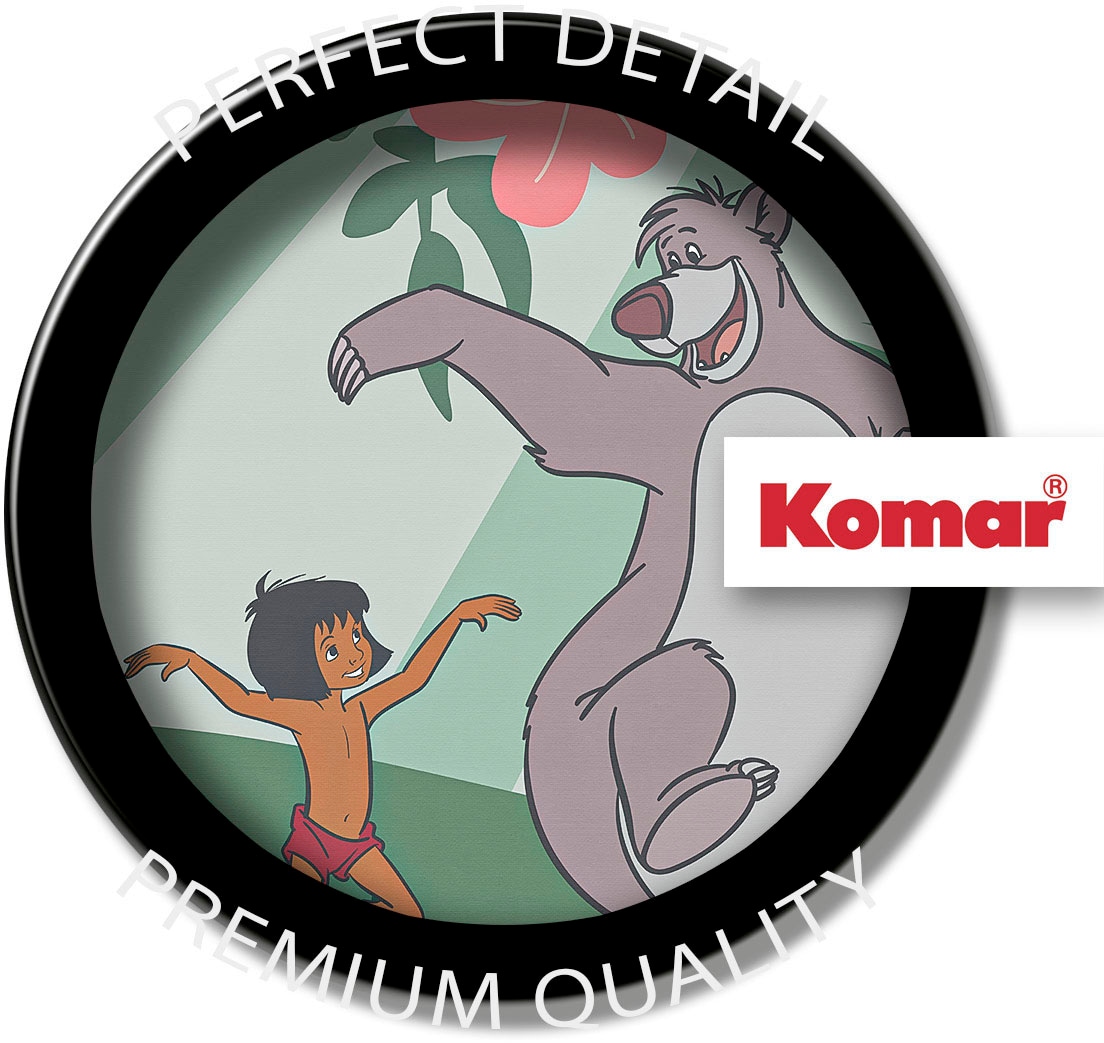 Komar Fototapete »Digitaldruck Vlies -  Jungle Book Just Kidding - Grösse 300 x 250 cm« bedruckt glatt Kinderzimmer