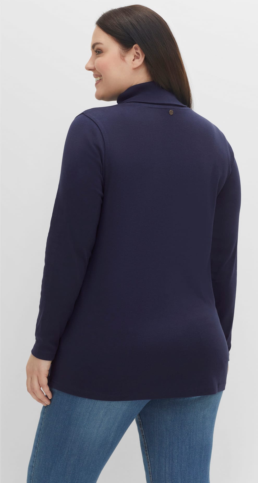 Sheego Langarmshirt »Rollkragen-Shirt«, 1 Stk.