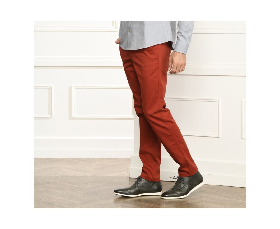 Pantalon chino homme Rouge - NIGEL II