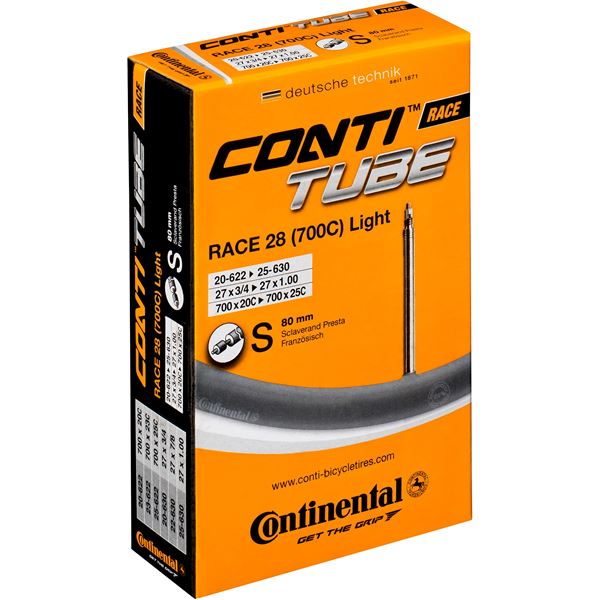 Continental racerslange 700x18-25C 80 mm letvægt